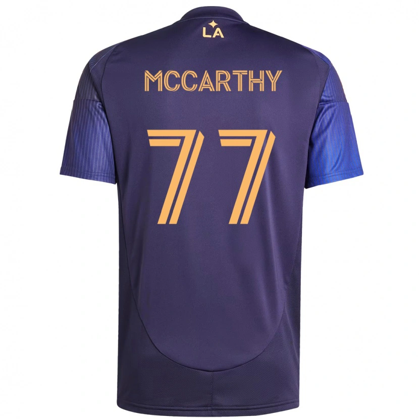 Danxen Män John Mccarthy #77 Lila Blå Bortatröja Matchtröjor 2025/26 Tröjor T-Tröja