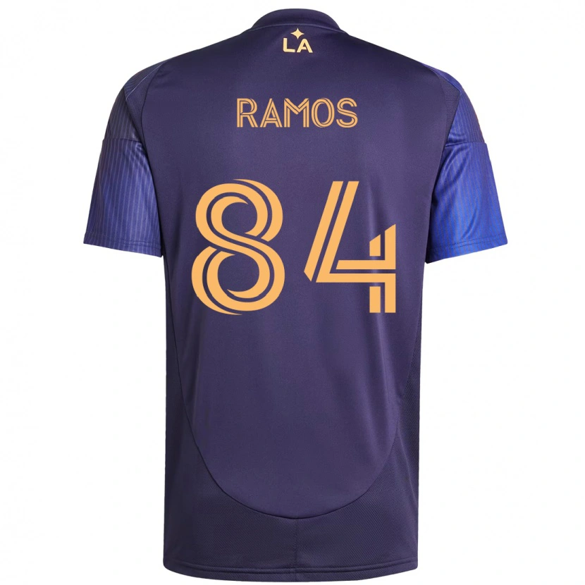 Danxen Män Rubén Ramos #84 Lila Blå Bortatröja Matchtröjor 2025/26 Tröjor T-Tröja