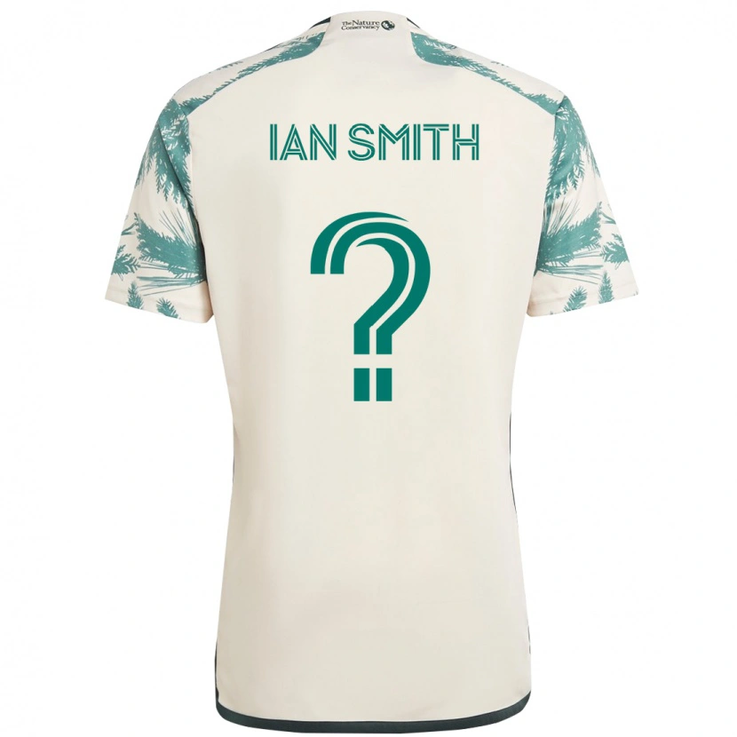 Danxen Män Ian Smith #0 Beige Grön Bortatröja Matchtröjor 2025/26 Tröjor T-Tröja