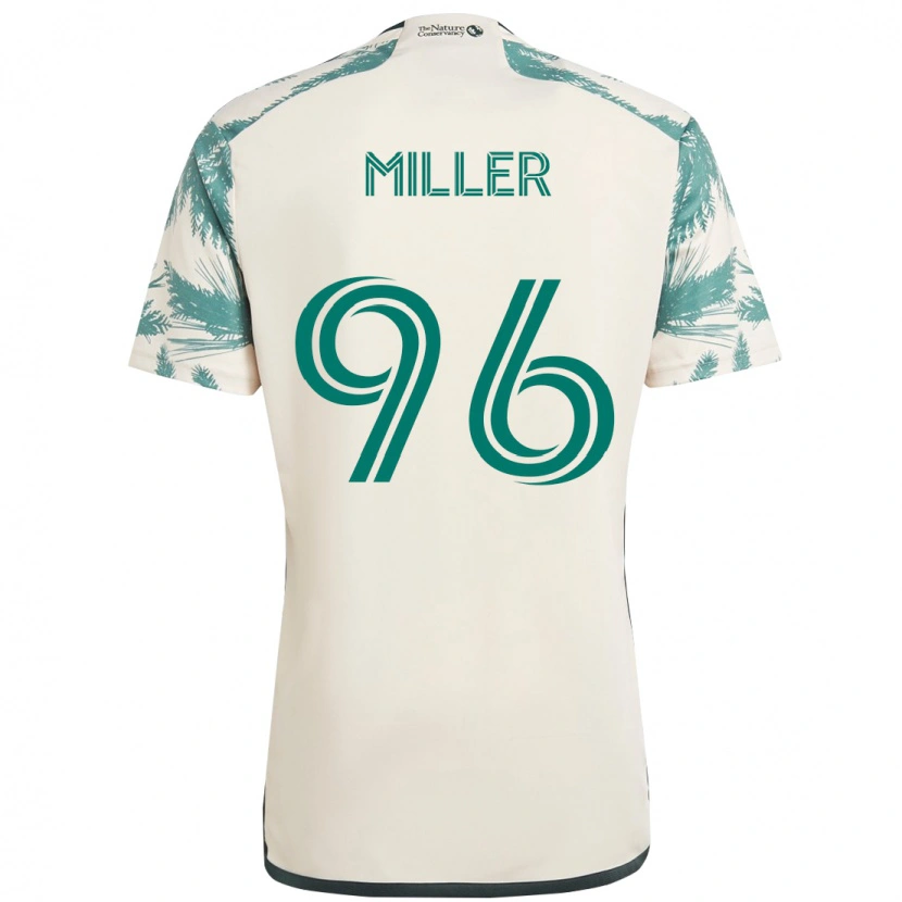 Danxen Män Carver Miller #96 Beige Grön Bortatröja Matchtröjor 2025/26 Tröjor T-Tröja