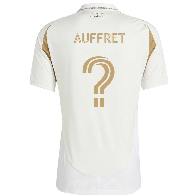 Danxen Män Dylan Auffret #0 Vit Brun Bortatröja Matchtröjor 2025/26 Tröjor T-Tröja