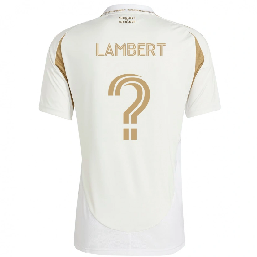 Danxen Män Liam Lambert #0 Vit Brun Bortatröja Matchtröjor 2025/26 Tröjor T-Tröja