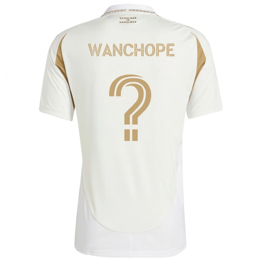 Danxen Män Matías Wanchope #0 Vit Brun Bortatröja Matchtröjor 2025/26 Tröjor T-Tröja