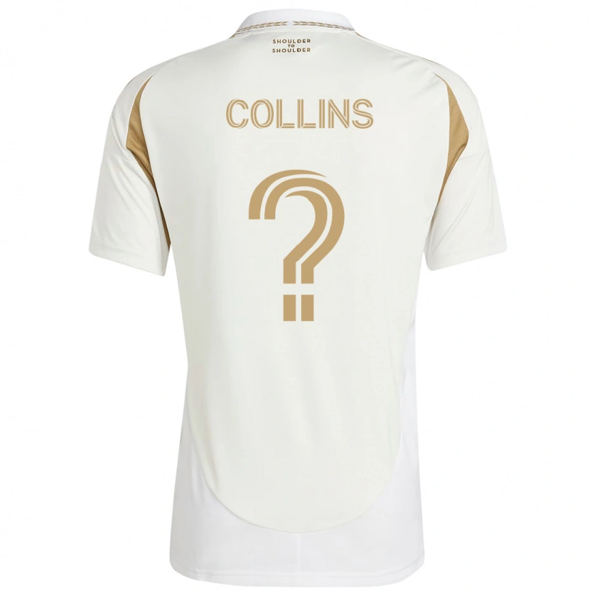 Danxen Män Slate Collins #0 Vit Brun Bortatröja Matchtröjor 2025/26 Tröjor T-Tröja