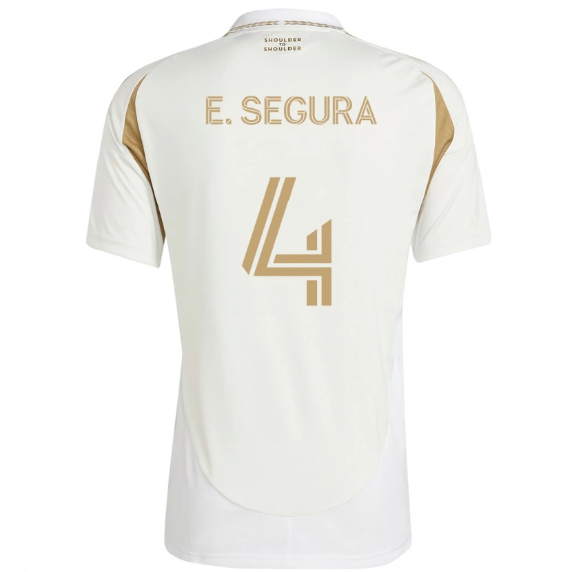 Danxen Män Eddie Segura #4 Vit Brun Bortatröja Matchtröjor 2025/26 Tröjor T-Tröja