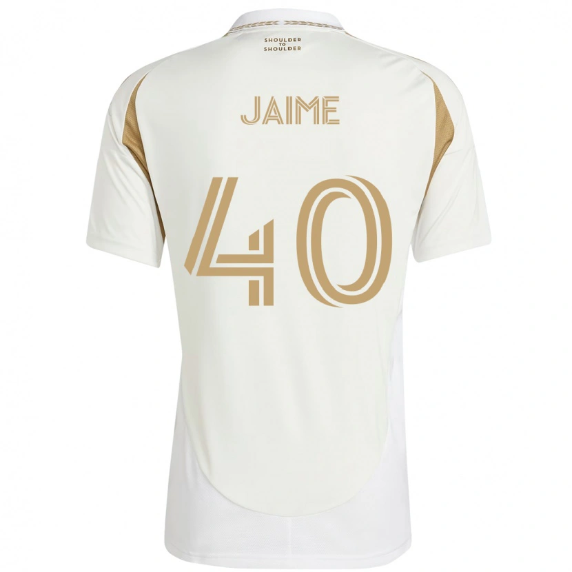 Danxen Män Christopher Jaime #40 Vit Brun Bortatröja Matchtröjor 2025/26 Tröjor T-Tröja