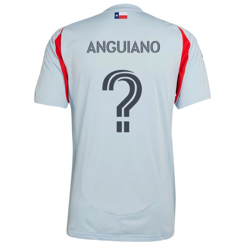 Danxen Män Adrian Anguiano #0 Röd Marinblå Bortatröja Matchtröjor 2025/26 Tröjor T-Tröja