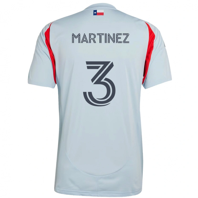 Danxen Män José Antonio Martínez #3 Ljusblå Röd Bortatröja Matchtröjor 2025/26 Tröjor T-Tröja