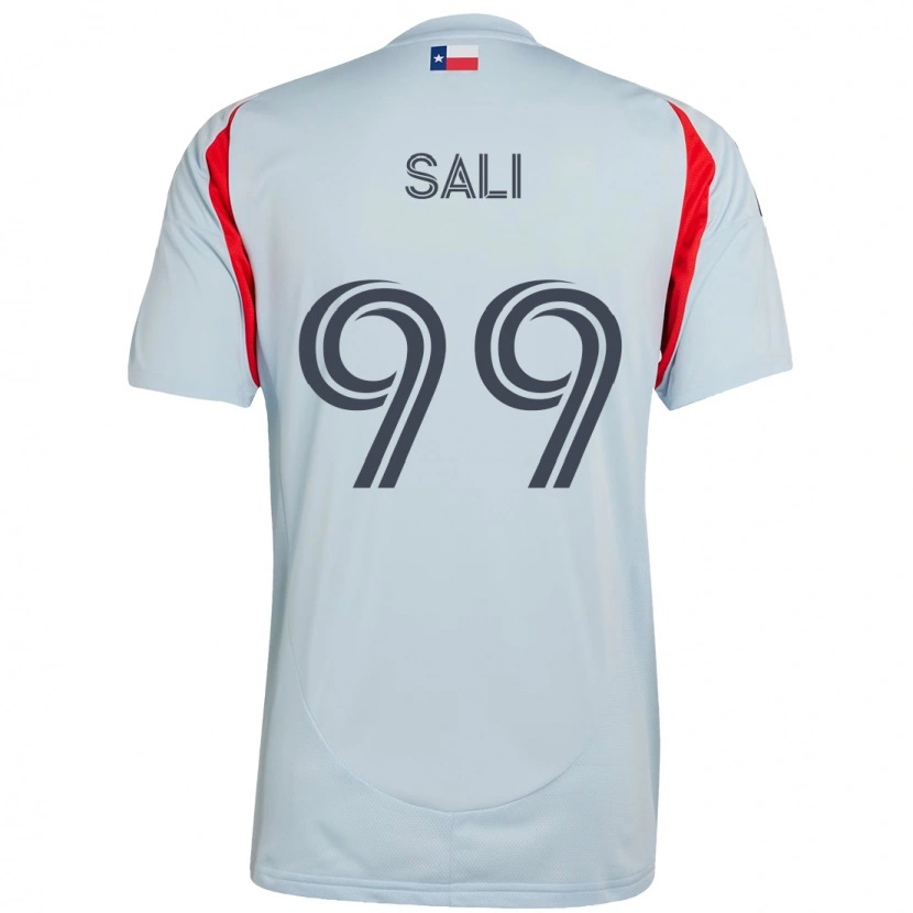 Danxen Män Enes Sali #99 Ljusblå Röd Bortatröja Matchtröjor 2025/26 Tröjor T-Tröja