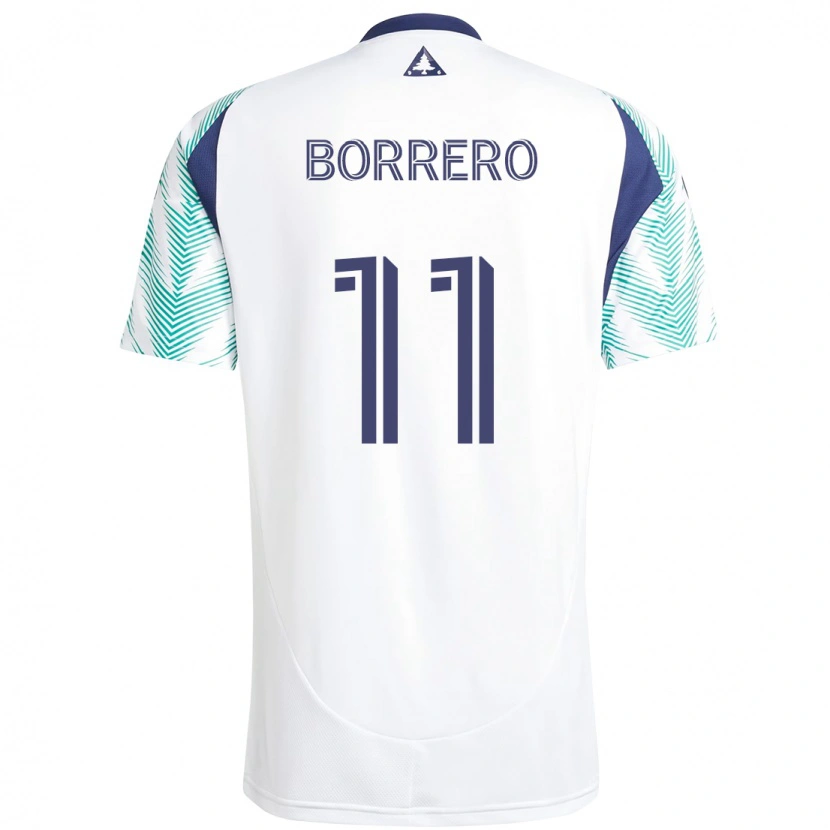 Danxen Män Dylan Borrero #11 Blå Röd Bortatröja Matchtröjor 2025/26 Tröjor T-Tröja