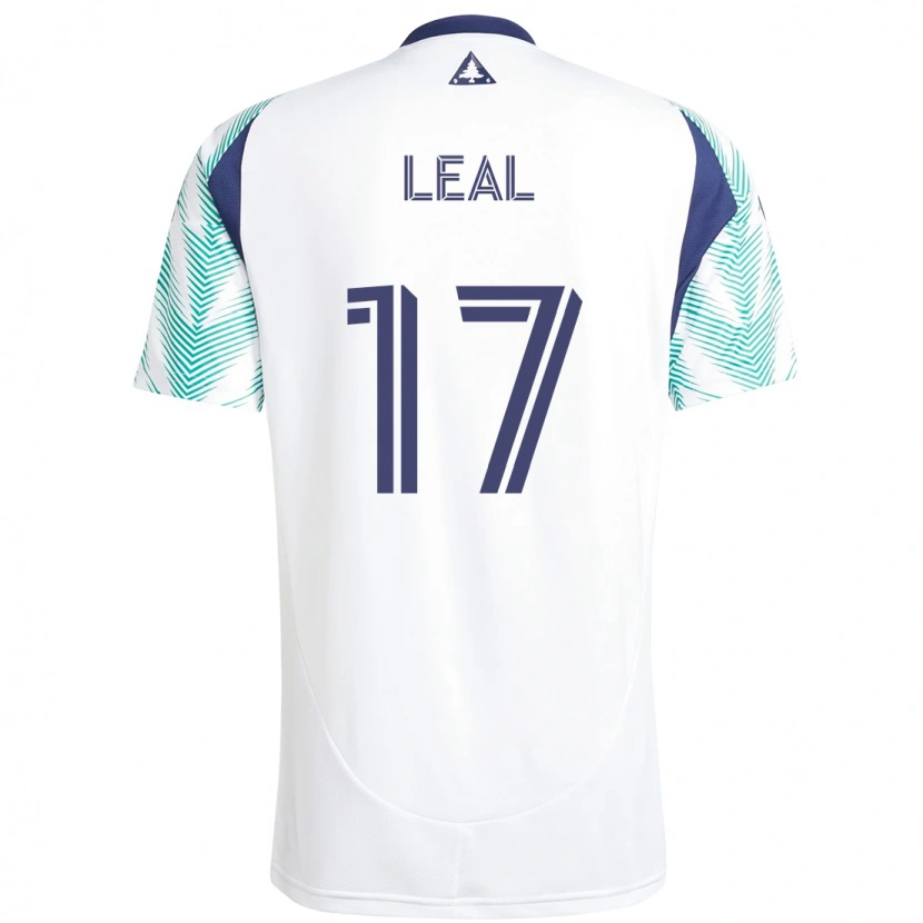 Danxen Män Patrick Leal #17 Vit Blå Bortatröja Matchtröjor 2025/26 Tröjor T-Tröja
