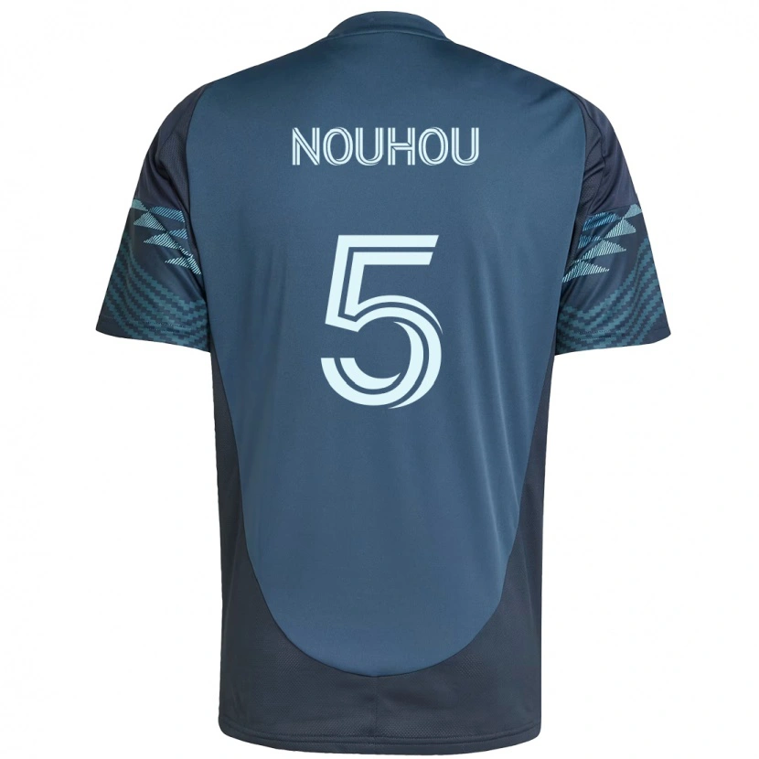 Danxen Män Nouhou #5 Ljusblå Bortatröja Matchtröjor 2025/26 Tröjor T-Tröja