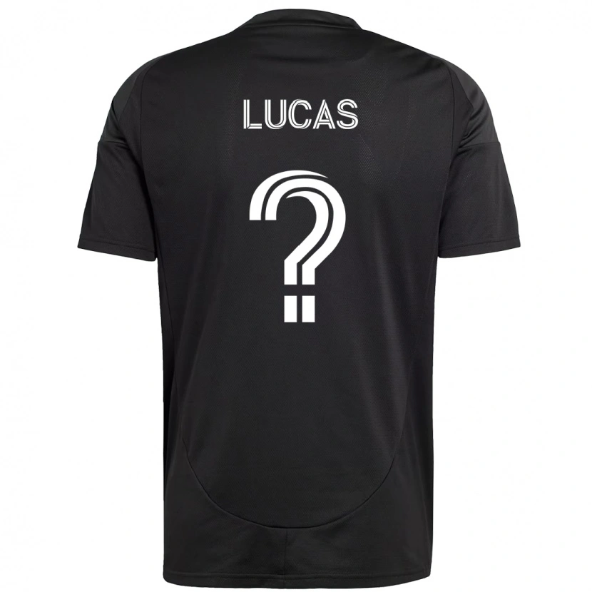 Danxen Män Amare Lucas #0 Svart Vit Bortatröja Matchtröjor 2025/26 Tröjor T-Tröja