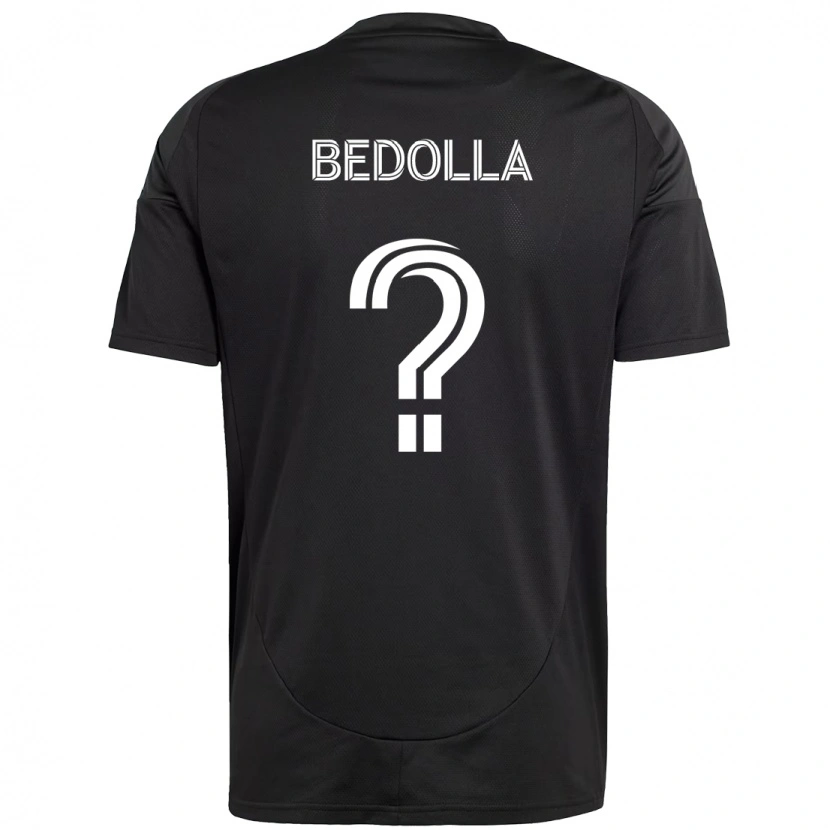 Danxen Män Brando Bedolla #0 Svart Vit Bortatröja Matchtröjor 2025/26 Tröjor T-Tröja