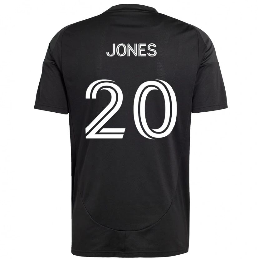 Danxen Män Derrick Jones #20 Svart Vit Bortatröja Matchtröjor 2025/26 Tröjor T-Tröja