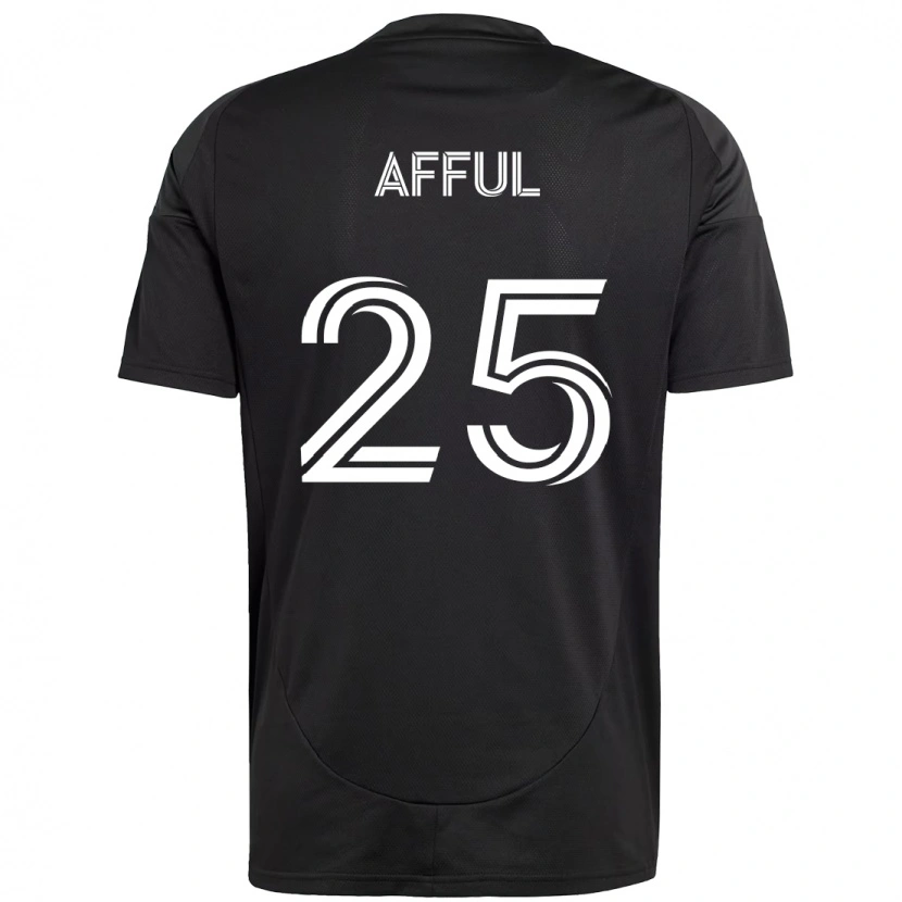 Danxen Män Harrison Afful #25 Svart Vit Bortatröja Matchtröjor 2025/26 Tröjor T-Tröja