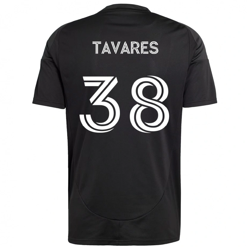 Danxen Män Iuri Tavares #38 Svart Vit Bortatröja Matchtröjor 2025/26 Tröjor T-Tröja