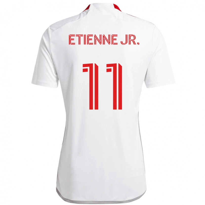 Danxen Män Derrick Etienne Jr. #11 Vit Röd Bortatröja Matchtröjor 2025/26 Tröjor T-Tröja