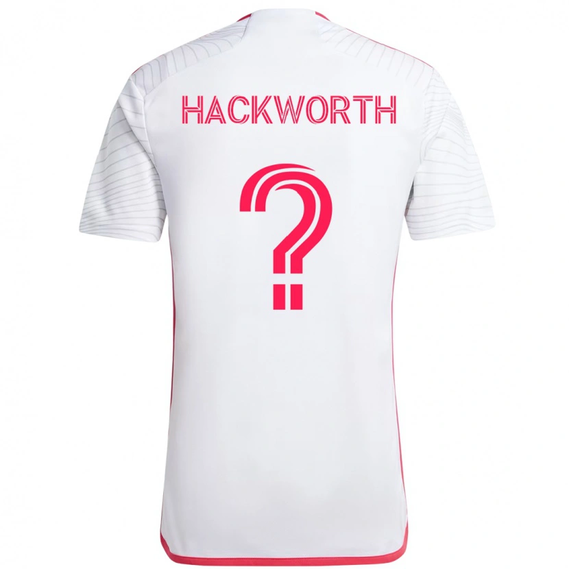Danxen Män Larsen Hackworth #0 Vit Magenta Bortatröja Matchtröjor 2025/26 Tröjor T-Tröja