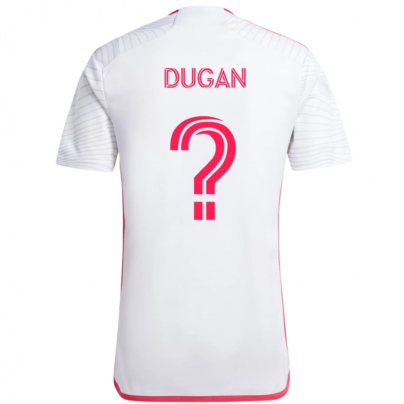 Danxen Män Ryan Dugan #0 Vit Magenta Bortatröja Matchtröjor 2025/26 Tröjor T-Tröja