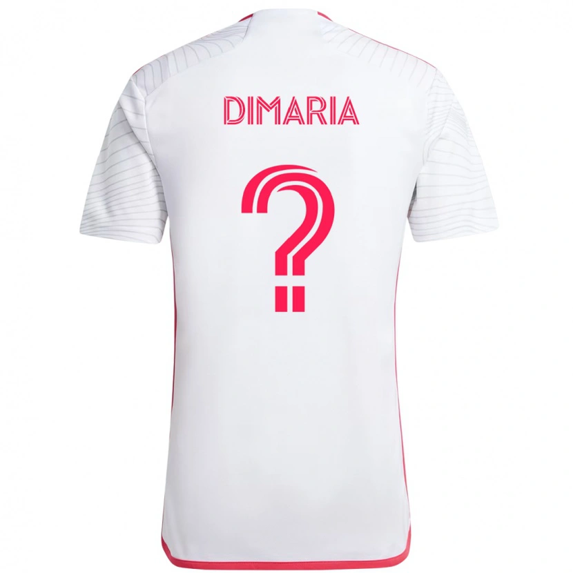 Danxen Män John Dimaria #0 Vit Magenta Bortatröja Matchtröjor 2025/26 Tröjor T-Tröja