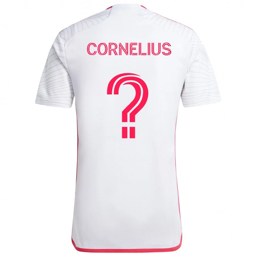 Danxen Män Lorenzo Cornelius #0 Vit Magenta Bortatröja Matchtröjor 2025/26 Tröjor T-Tröja
