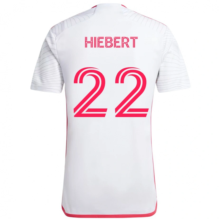 Danxen Män Kyle Hiebert #22 Vit Magenta Bortatröja Matchtröjor 2025/26 Tröjor T-Tröja
