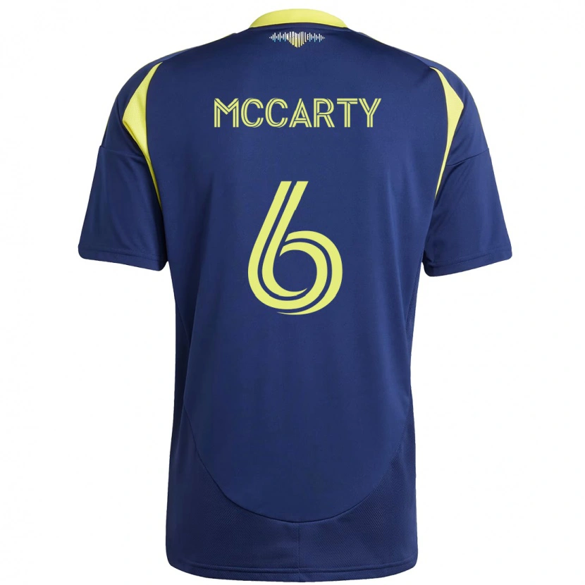 Danxen Män Dax Mccarty #6 Marinblå Gul Bortatröja Matchtröjor 2025/26 Tröjor T-Tröja