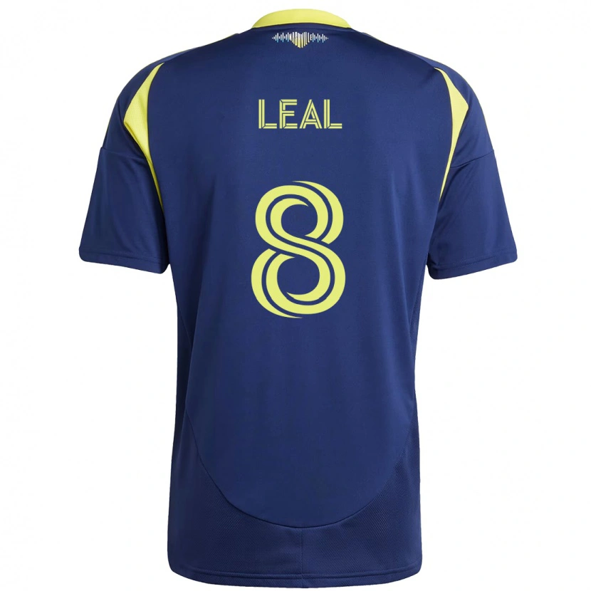 Danxen Män Randall Leal #8 Marinblå Gul Bortatröja Matchtröjor 2025/26 Tröjor T-Tröja