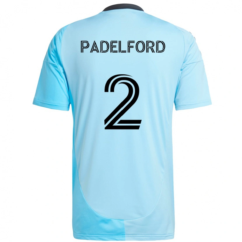 Danxen Män Devin Padelford #2 Himmelsblå Bortatröja Matchtröjor 2025/26 Tröjor T-Tröja