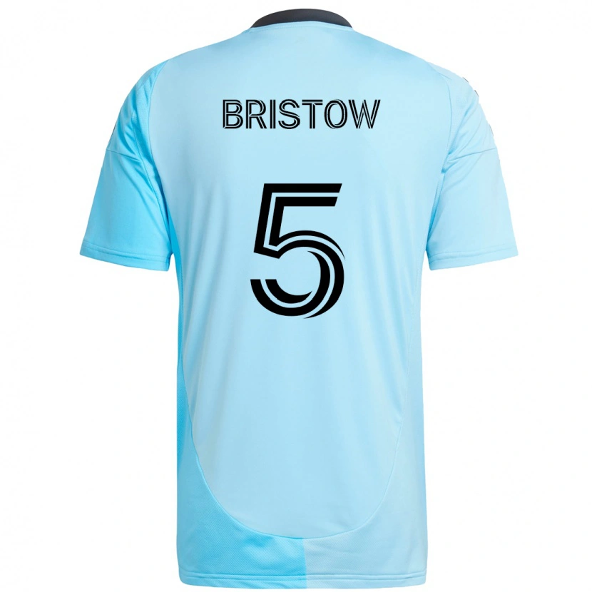 Danxen Män Ethan Bristow #5 Himmelsblå Bortatröja Matchtröjor 2025/26 Tröjor T-Tröja