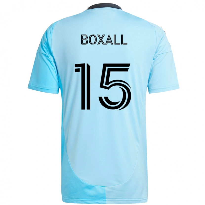 Danxen Män Michael Boxall #15 Himmelsblå Bortatröja Matchtröjor 2025/26 Tröjor T-Tröja