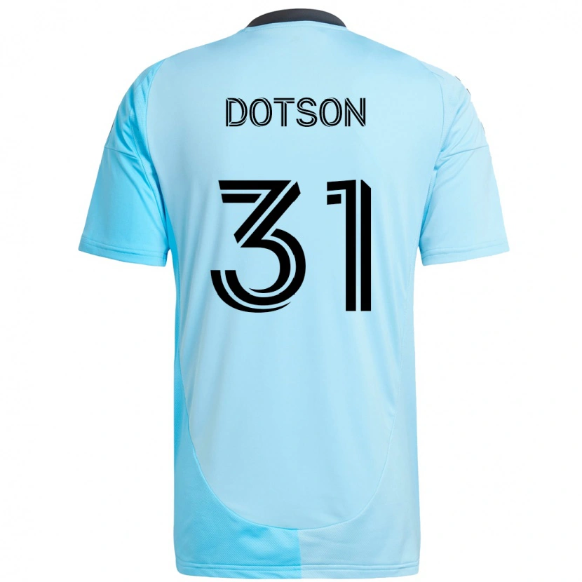 Danxen Män Hassani Dotson #31 Himmelsblå Bortatröja Matchtröjor 2025/26 Tröjor T-Tröja