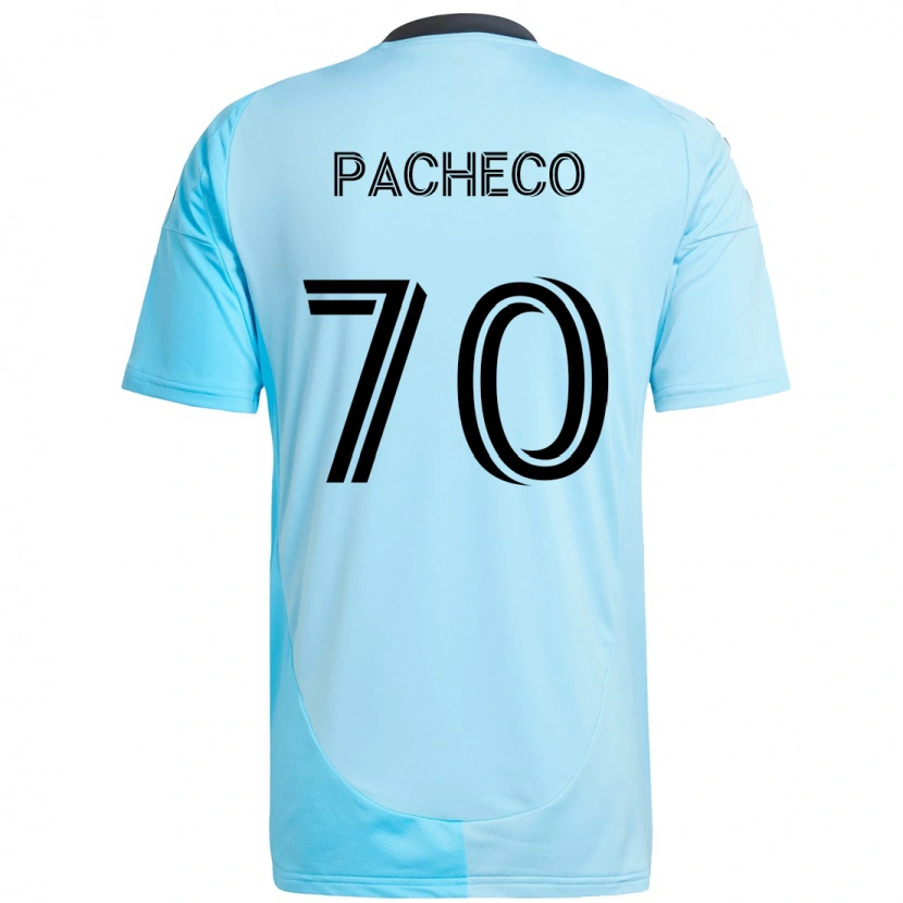 Danxen Män Diogo Pacheco #70 Himmelsblå Bortatröja Matchtröjor 2025/26 Tröjor T-Tröja