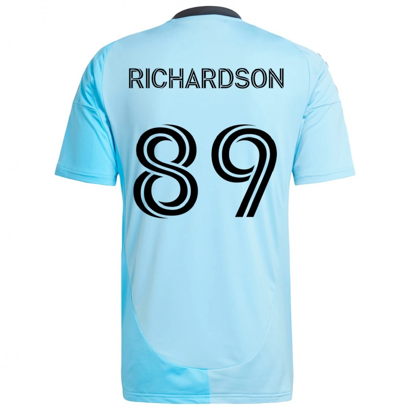 Danxen Män Nick Richardson #89 Himmelsblå Bortatröja Matchtröjor 2025/26 Tröjor T-Tröja