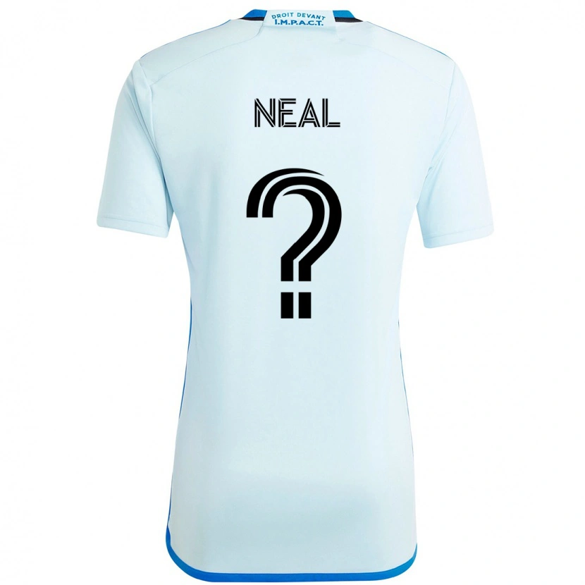 Danxen Män Jalen Neal #0 Himmelsblå Mörkblå Bortatröja Matchtröjor 2025/26 Tröjor T-Tröja