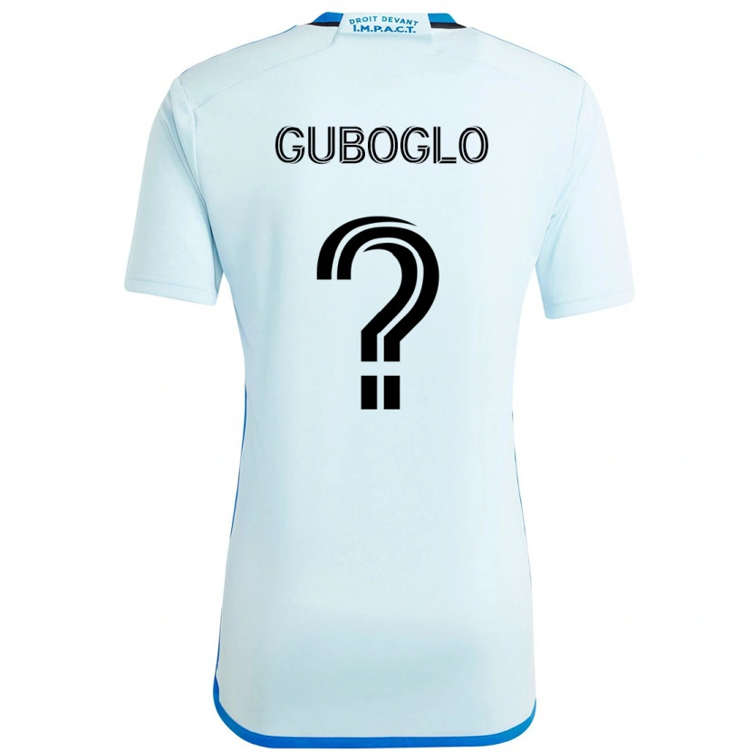 Danxen Män Yuri Guboglo #0 Himmelsblå Mörkblå Bortatröja Matchtröjor 2025/26 Tröjor T-Tröja