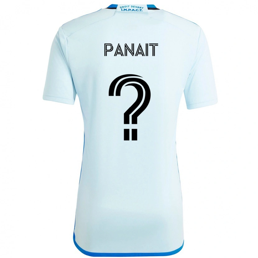 Danxen Män Daniel Panait #0 Himmelsblå Mörkblå Bortatröja Matchtröjor 2025/26 Tröjor T-Tröja