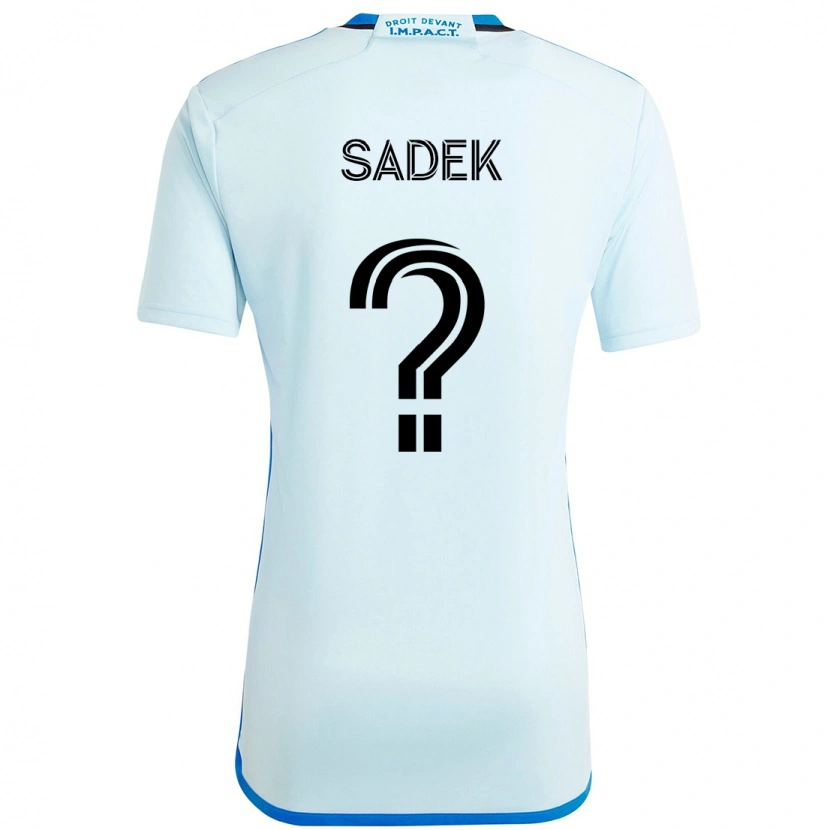 Danxen Män Aghilas Sadek #0 Himmelsblå Mörkblå Bortatröja Matchtröjor 2025/26 Tröjor T-Tröja
