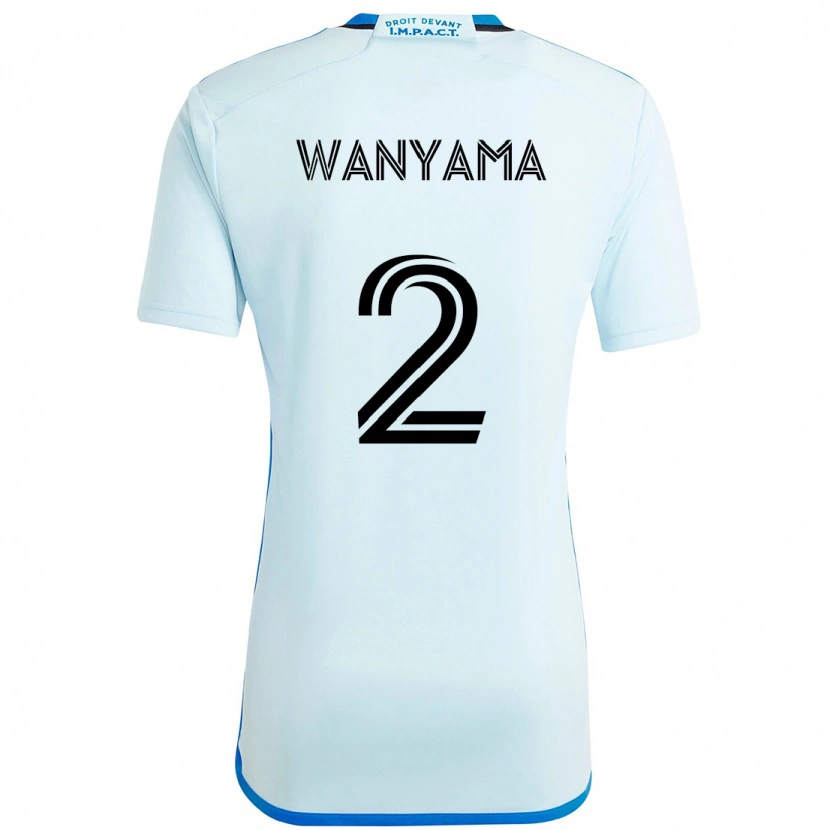 Danxen Män Victor Wanyama #2 Himmelsblå Mörkblå Bortatröja Matchtröjor 2025/26 Tröjor T-Tröja