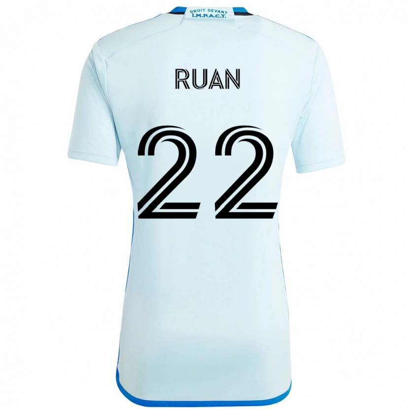Danxen Män Ruan #22 Himmelsblå Mörkblå Bortatröja Matchtröjor 2025/26 Tröjor T-Tröja