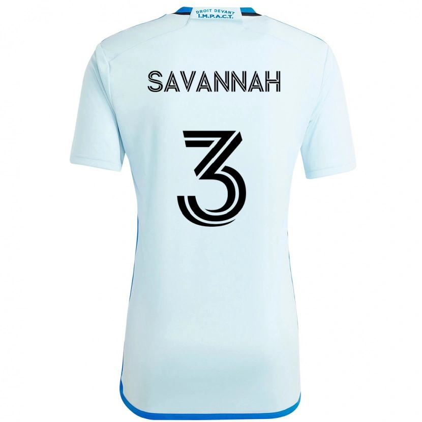Danxen Män Chenail Savannah #3 Himmelsblå Mörkblå Bortatröja Matchtröjor 2025/26 Tröjor T-Tröja