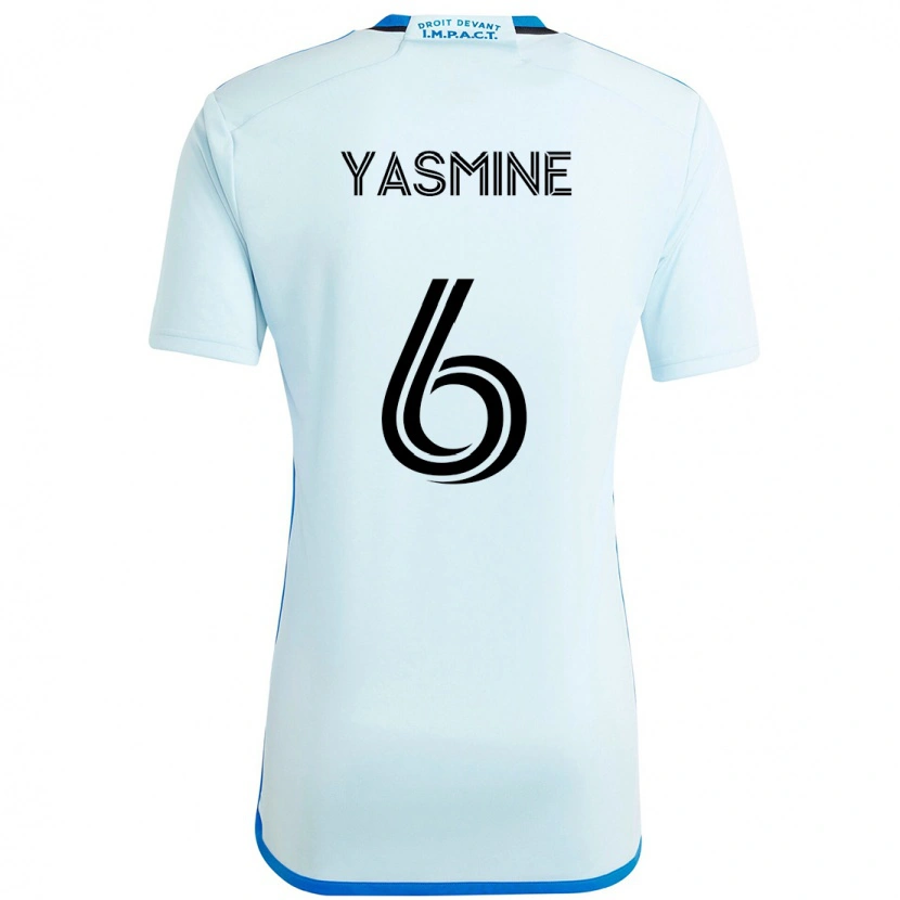 Danxen Män Décombe Yasmine #6 Himmelsblå Mörkblå Bortatröja Matchtröjor 2025/26 Tröjor T-Tröja