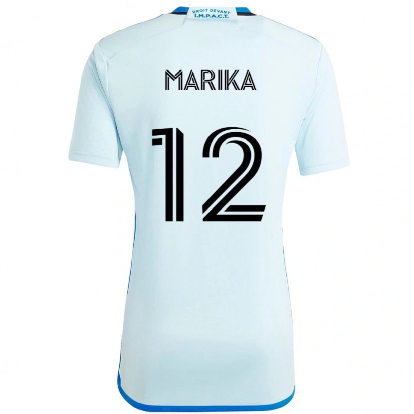 Danxen Män Martineau Marika #12 Himmelsblå Mörkblå Bortatröja Matchtröjor 2025/26 Tröjor T-Tröja