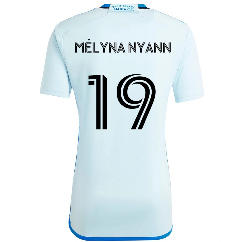 Danxen Män Alexis Mélyna Nyann #19 Himmelsblå Mörkblå Bortatröja Matchtröjor 2025/26 Tröjor T-Tröja