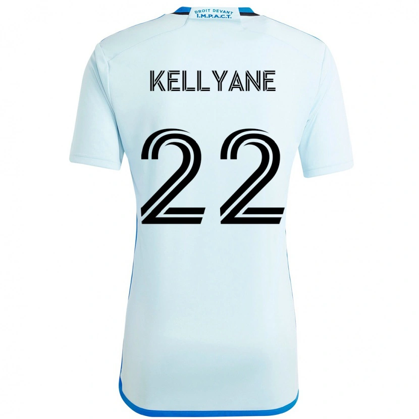Danxen Män Dumas Kellyane #22 Himmelsblå Mörkblå Bortatröja Matchtröjor 2025/26 Tröjor T-Tröja