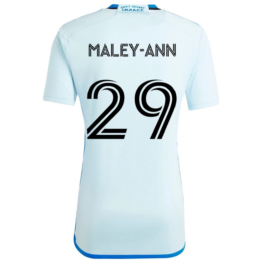 Danxen Män Caron Maley-Ann #29 Himmelsblå Mörkblå Bortatröja Matchtröjor 2025/26 Tröjor T-Tröja