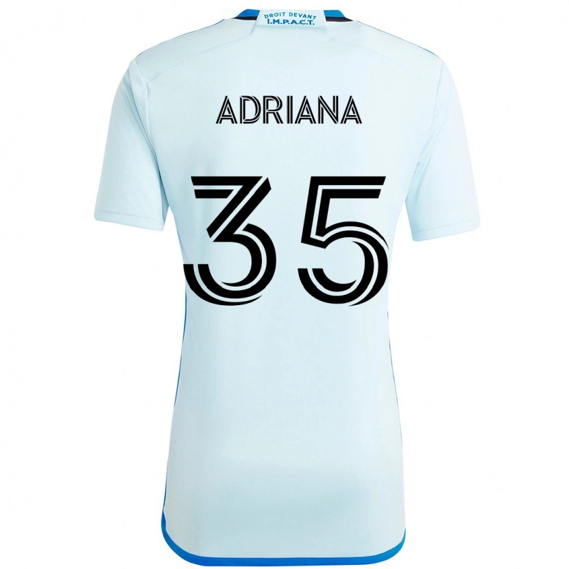 Danxen Män Teoli Adriana #35 Himmelsblå Mörkblå Bortatröja Matchtröjor 2025/26 Tröjor T-Tröja