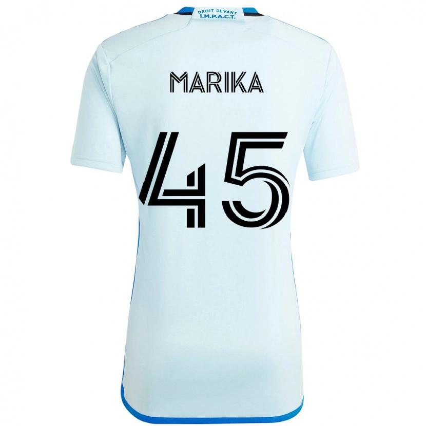 Danxen Män Cregheur Marika #45 Himmelsblå Mörkblå Bortatröja Matchtröjor 2025/26 Tröjor T-Tröja