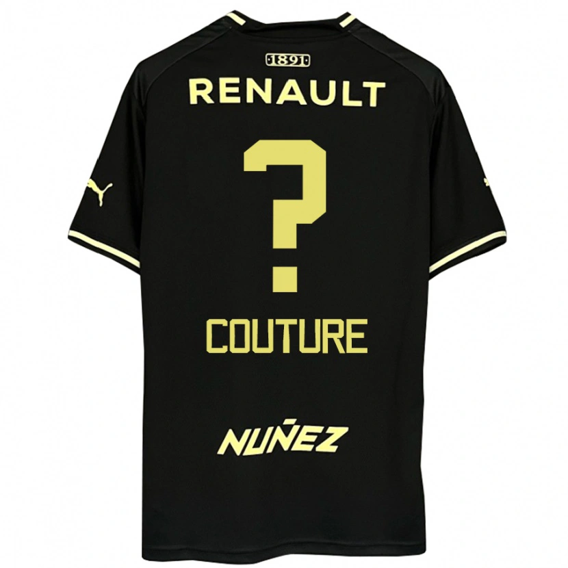 Danxen Män Lorenzo Couture #0 Svart Gul Bortatröja Matchtröjor 2025/26 Tröjor T-Tröja